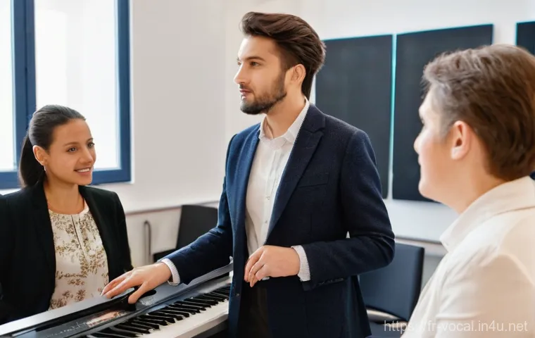 보컬트레이너 취업 관련 팁 - **Prompt: Aspiring Vocal Coach's Research Journey in France**
    "A young adult woman, around 20-25...