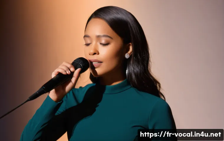 보컬트레이너 음악적 창의성 훈련 - **Prompt 1: "The Authentic Voice Awakens in Studio"**
    "A talented female singer in her late 20s,...