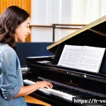 보컬트레이너 실무 경험 - **Vocal Mentor and Student: The Soulful Connection**
    "A vibrant, experienced vocal coach, a woma...